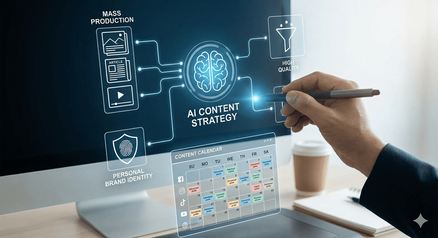 กลยุทธ์คอนเทนต์ด้วย AI แบบมืออาชีพ